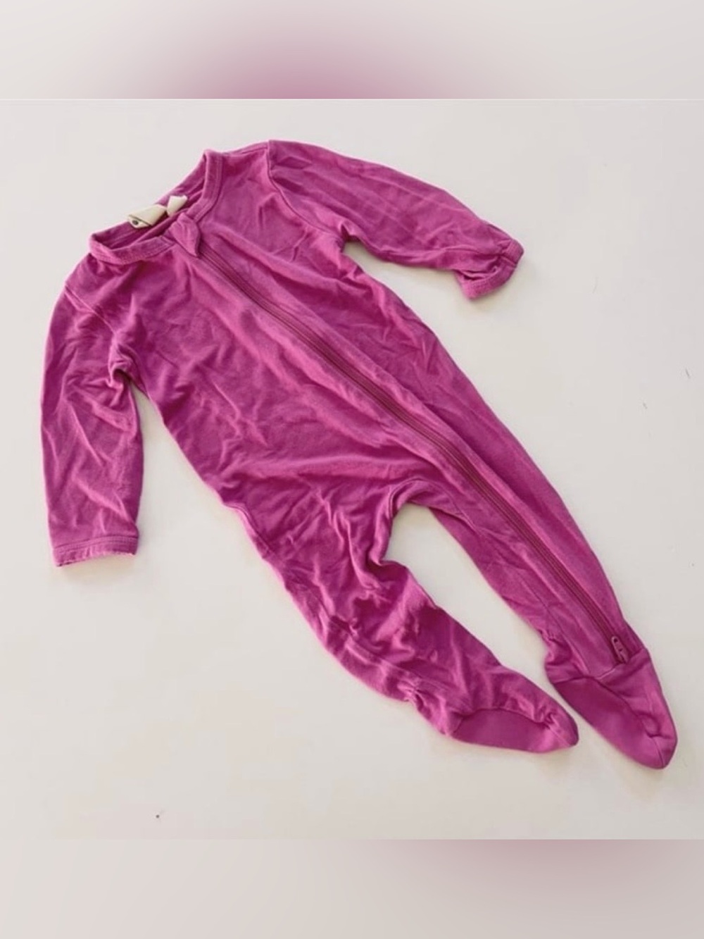 Kyte Pink Footed One-Piece Zip Sleepwear
